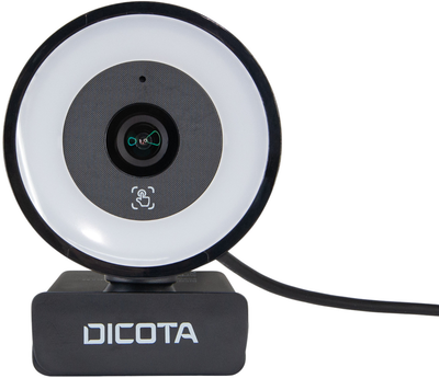 Веб-камера Dicota Ringlight 5MP Black (D32066)