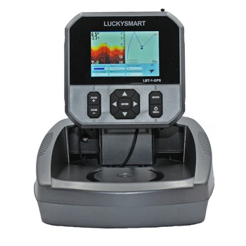 Бездротовий ехолот для кораблика Lucky LBT-1-GPS, кут огляду 90°, глибина 60 м