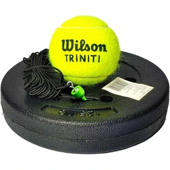 Тренажер для тенісу тенісна м'яч у гумці Fun&more Wilson