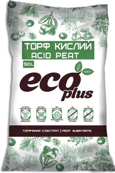 Торф'яний субстрат Ecoplus "Торф кислий" 50 л (ТВ000019000)