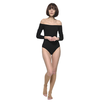 Гольфи компрессійні Soloventex Comfort, 2 клас, жіночі, шкарпетки, бежеві, арт. 120-132/120-142, XL, Зріст 150-165