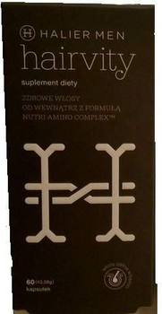 Suplement diety Halier Hairvity dla mężczyzn 60 kapsułek (5903240550135)