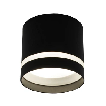 Світильник точковий накладний LUMINARIA GUSTA 1xGX53 82x70 BLACK 220V IP20
