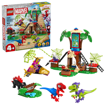 Zestaw klocków LEGO Marvel Spidey Bitwa Spidey’ego i Gobby’ego przy domku na drzewie 143 elementy (11200)