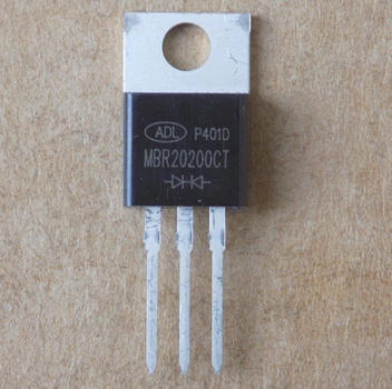 Диод Шоттки MBR20200CT оригинал (замена для MBR20200CTG , MBR20200ACT , B20200G , 10CTQ150 ), TO220-3pin
