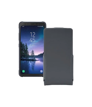 Чохол-флип з екошкіри для телефону Samsung Galaxy S8 Active (S892) Сірий