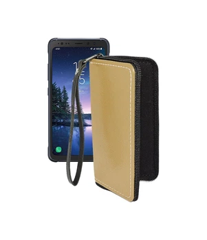 Чохол-гаманець з екошкіри для телефону Samsung Galaxy S8 Active (S892) Бежевий