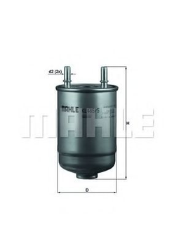 Паливний фільтр MAHLE (KL485/5D)