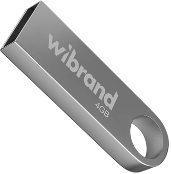 Флеш память USB Wibrand Puma 4GB USB 2.0 Silver (WI2.0/PU4U1S)