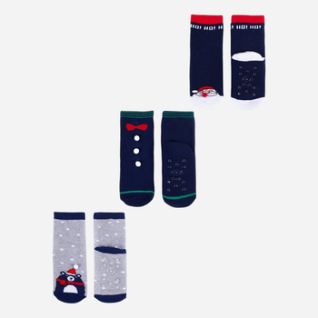 Набір шкарпеток дитячий YOCLUB Children's Christmas Terry 3Pack Socks SKF-X001U-AA0D-0002 20-22 3 пари Multicolour (5904921625968)