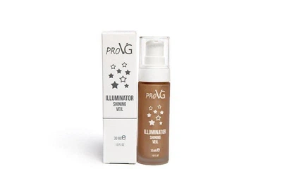 Рідкий хайлайтер для обличчя PROVG illuminator shining veil SV04 бронзово-перлинний 30мл