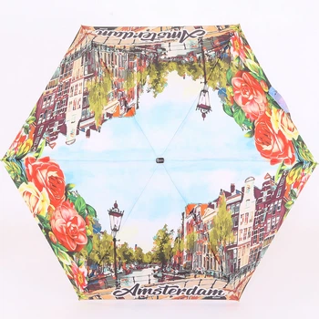 Жіноча парасолька Lamberti (#75119-1877 Amsterdam)