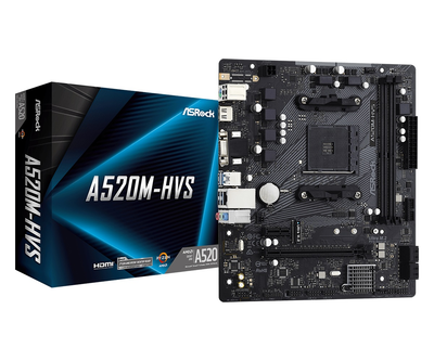 Материнская плата ASRock A520M-HVS s-AM4
