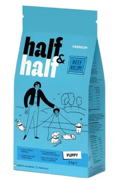 Сухий корм для цуценят Half & Half Puppy 2 кг - яловичина