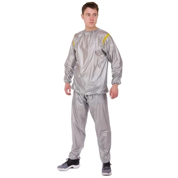 Костюм-сауна для похудения SAUNA SUIT SIBOTE ST-2122 (PVC, р-р 3XL, серый)
