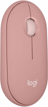 Мышь компьютерная Logitech Pebble Mouse 2 M350s Tonal Rose (910-007014)