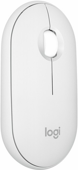 Мышь компьютерная Logitech Pebble Mouse 2 M350s Tonal White (910-007013)