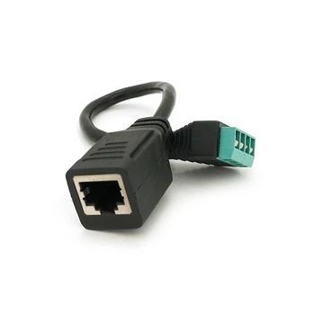 Разъем RJ-45(F) 4 контакта с клеммами под кабель