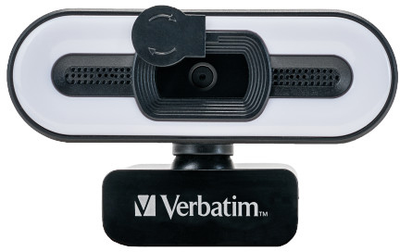 Kamera internetowa Verbatim AWC-02 Full HD 1080P Black (49579)