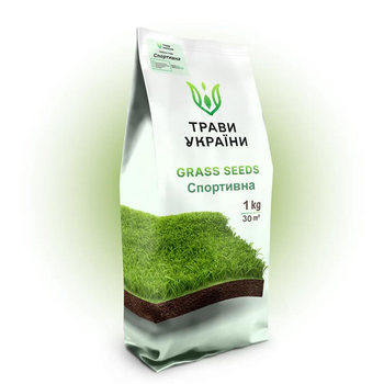 Семена 1 кг газонной травы Спортивная Травы Украины