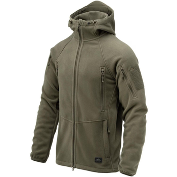 Тактическая флисовая кофта Helikon Patriot Mk2 Hybrid Fleece с капюшоном olive олива S