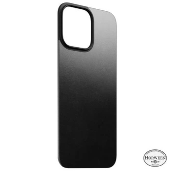 Шкіряна магнітна накладна на задню панель Nomad Magnetic Leather Back Black для iPhone 16 Pro Max (NM01363385)