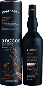 Виски anCnoc Peatheart 0.7 л 46% в подарочной упаковке (5010509883368)