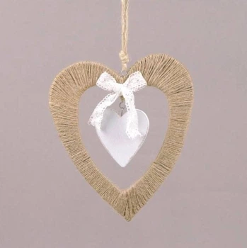 Подвеска новогодняя Flora Сердце 22015