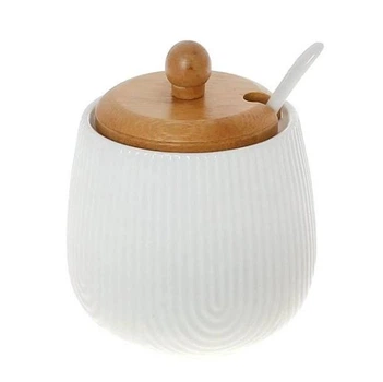 Сахарница фарфоровая с ложкой Flora Naturel 0.35 л. 32655