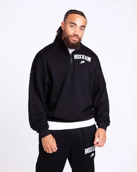 Кофта BOXRAW East Street 1/4 Zip XL Чорна