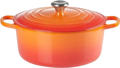 Каструля LeCreuset Signature кругла помаранчева 26 см (0024147260929)