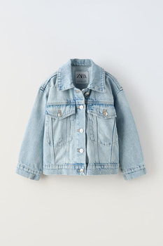 Детская джинсовая куртка Zara 5252/604 152 см Голубой