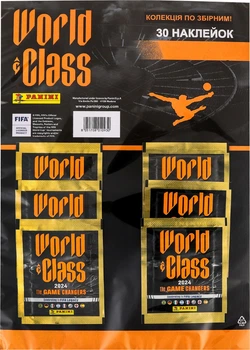 Мультипакет з 6-ма пакетиками наклейок Panini FIFA WORLD CLASS