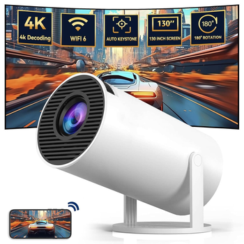 Проектор VHG HY300, Android 12, 4K, Full HD 1080P, White