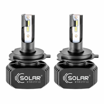 Світлодіодні LED автолампи SOLAR H4 5000Lm CSP1860 40W 6000K 12-24v компл STM03332