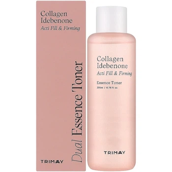 Зміцнювальна тонер-есенція з колагеном Trimay Collagen Idebenone Acti Fill & Firming Toner 200 мл (8809822540686)