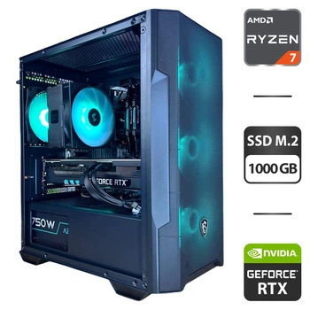 Комп'ютери AMD Ryzen 7 з відеокартою GeForce RTX 3080 купити в