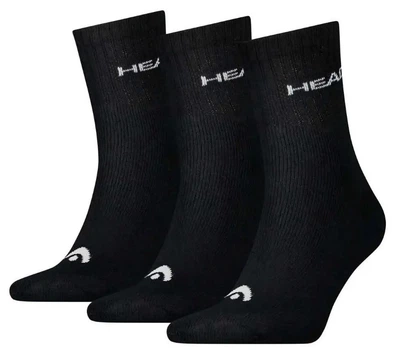 Чоловічі Шкарпетки Head ELEMENTS ALL SPORTS SHORT CREW 3P чорний Чол 43-46 701229009-001 43-46