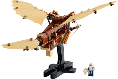 Zestaw klocków LEGO Icons Maszyna latająca Leonarda da Vinci 493 elementy (10363)