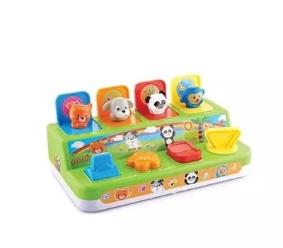 Игрушка для малышей POP-UP Animals для развития реакции с животными (PL6611-TB)