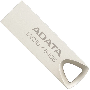 Флеш память USB ADATA UV210 64GB USB 2.0 Silver (AUV210-64G-RGD)