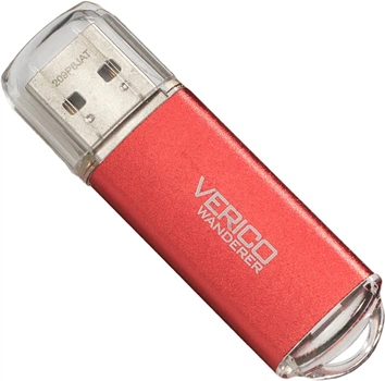 Флеш память USB Verico Wanderer 128GB USB 2.0 Red (1UDOV-M4RDC3-NN)