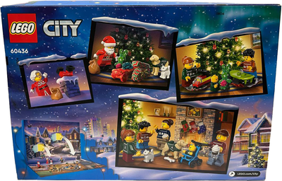 Zestaw klockow Lego City Kalendarz adwentowy na 2024 rok 195 elementow (60436) (955555907054223) - Outlet