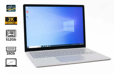 Ультатонкий ноутбук Microsoft Surface Laptop 4 i7-1185G7 16RAM 512SSD QHD IPS 13,5” Б/У