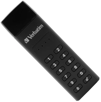 Флеш память USB Verbatim Keypad Secure 32GB USB 3.2 Gen 1 Black (49427)