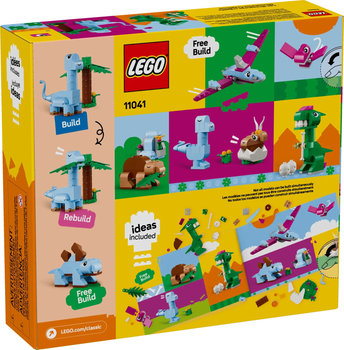 Zestaw klocków LEGO Classic Kreatywne dinozaury 450 elementów (11041)