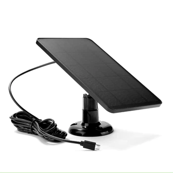 Солнечна панель Semi Solar panel, Black для уличних IP-камер
