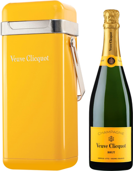 Шампанське Veuve Clicquot Ponsardin «Brut» біле брют 0.75 л 12.5% ​​в подарунковій упаковці (3049614236723)