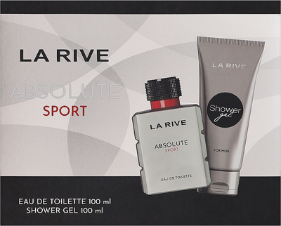 Набір для чоловіків La Rive Absolute Sport Туалетна вода 100 мл + Гель для душу 100 мл (5903719642873)