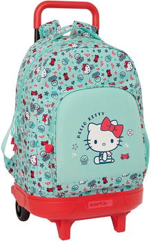 Plecak szkolny na kółkach Safta Hello Kitty Sea Lovers Compact Trolley 45 cm (8412688548682)